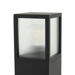 Lucande veilampe Klemens, 90 cm, svart, metall, IP54 Outlet