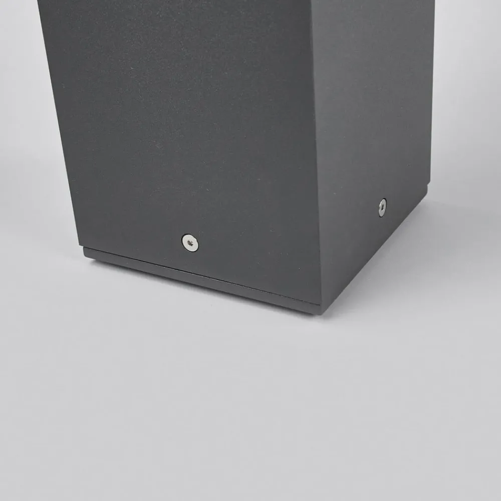 Lucande veilampe Klemens, 65 cm, antrasitt, metall, E27| Gatebelysning, Pullert Belysning