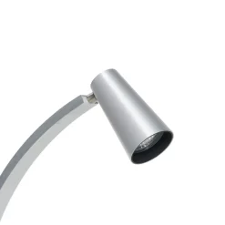 Lucande Velanoris bordlampe, børstet aluminium| Bordlamper