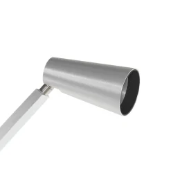 Lucande Velanoris gulvlampe, 2 lyskilder, børstet aluminium Online