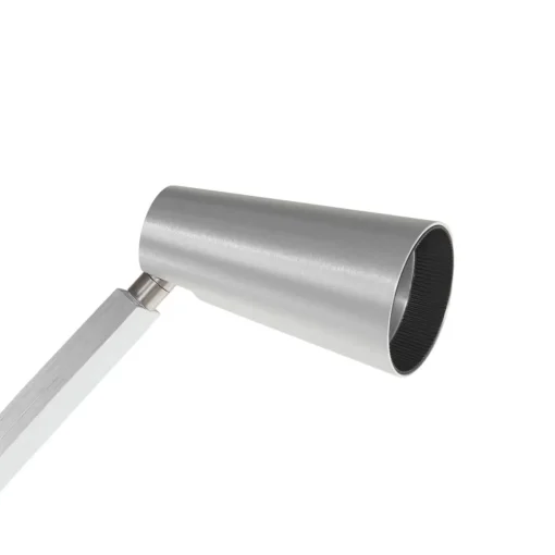 Lucande Velanoris gulvlampe, 2 lyskilder, børstet aluminium Online