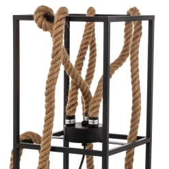 Lucande Vlados gulvlampe, bur, 3 lyskilder.| Gulvlamper