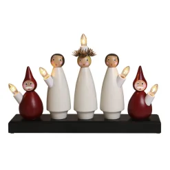 STAR TRADING Luciakör - en stilig lysestake med 5 lys Discount