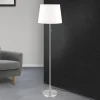 ORION Ludwig gulvlampe i tekstil, matt nikkel Online