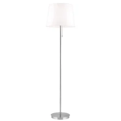 ORION Ludwig gulvlampe i tekstil, matt nikkel Online