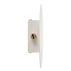 TK Lighting Lunia New vegglampe, hvit, Ø 20 cm Online