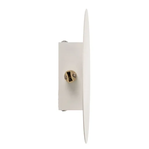 TK Lighting Lunia New vegglampe, hvit, Ø 20 cm Online