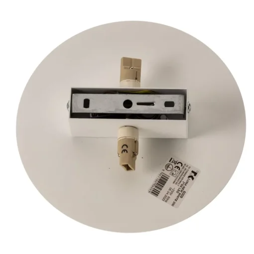 TK Lighting Lunia New vegglampe, hvit, Ø 20 cm Online