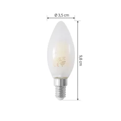 LUUMR Smart LED-mignonpære E14 4,2 W matt CCT Tuya WLAN Outlet