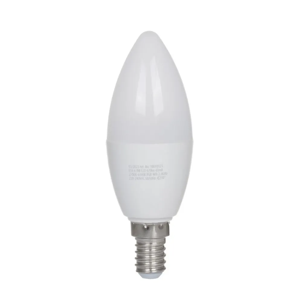 LUUMR Smart LED-pære E14 4,9W RGB Tuya WLAN matt CCT| E14 Pærer|Dimbar Led-Pære
