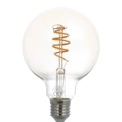 LUUMR Smart LED-pære G95 E27 ravfarget 4,9W Tuya WLAN Best