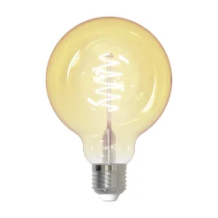 LUUMR Smart LED-pære G95 E27 ravfarget 4,9W Tuya WLAN Best