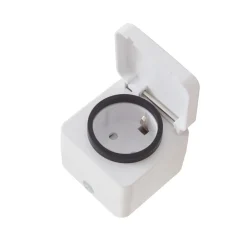 LUUMR Smart Plug Lykka, EU, WiFi, Tuya, innendørs, utendørs, hvit New