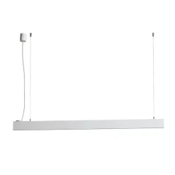 TK Lighting Luxe hengelampe, hvit, lengde 112,5 cm, metall, 4000 K| Pendellamper