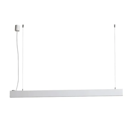 TK Lighting Luxe hengelampe, hvit, lengde 112,5 cm, metall, 4000 K| Pendellamper