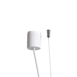 TK Lighting Luxe hengelampe, hvit, lengde 112,5 cm, metall, 4000 K| Pendellamper