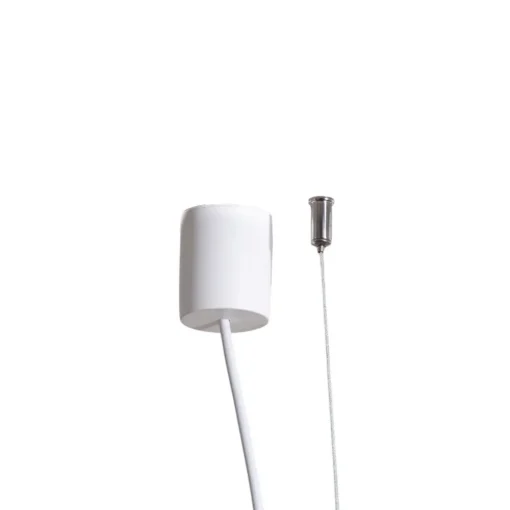 TK Lighting Luxe hengelampe, hvit, lengde 112,5 cm, metall, 4000 K| Pendellamper