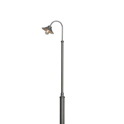 Konstsmide Lyktestolpe Vega, matt svart, 1 lyskilde, 247 cm Outlet