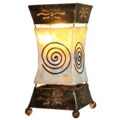 Woru Lys bordlampe Xenia med spiralmotiv Sale