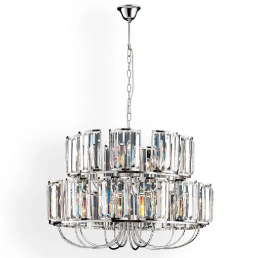 ORION Lysekron Gstaad besmykket med K9-krystaller New