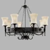 Searchlight Lysekrone Cartwheel, 8 lyskilder Outlet