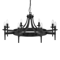 Searchlight Lysekrone Cartwheel II, 8 lyskilder New