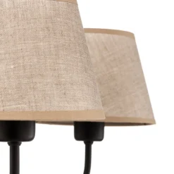 TK Lighting Lysekrone Chicago, lin skjerm med 6 lyskilder| Lysekroner