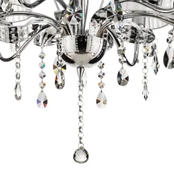 ONLI Lysekrone Jacqueline, 6 lyskilder, hvit