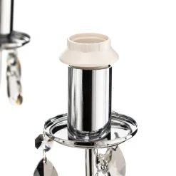 ONLI Lysekrone Jacqueline, 6 lyskilder, hvit