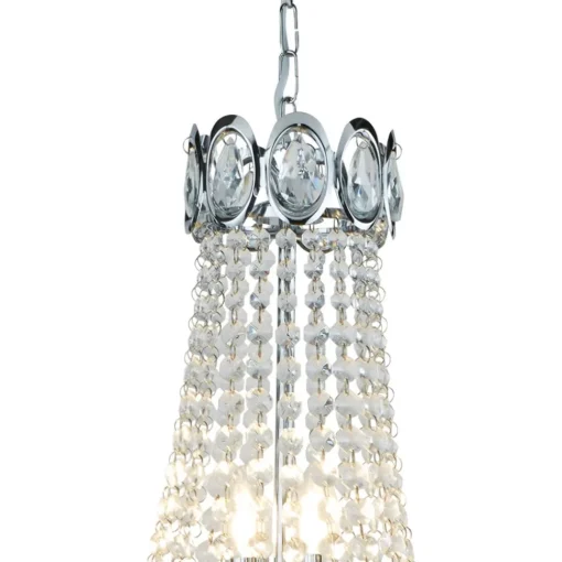 Searchlight Lysekrone Limoges med glassperler| Lysekroner