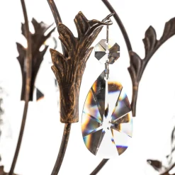 ONLI Lysekrone Teresa med krystaller, 5 lyskilder Online