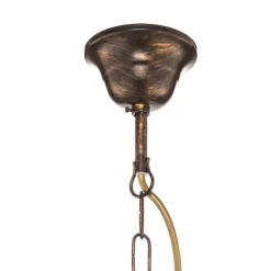 ONLI Lysekrone Teresa med krystaller, 5 lyskilder Online