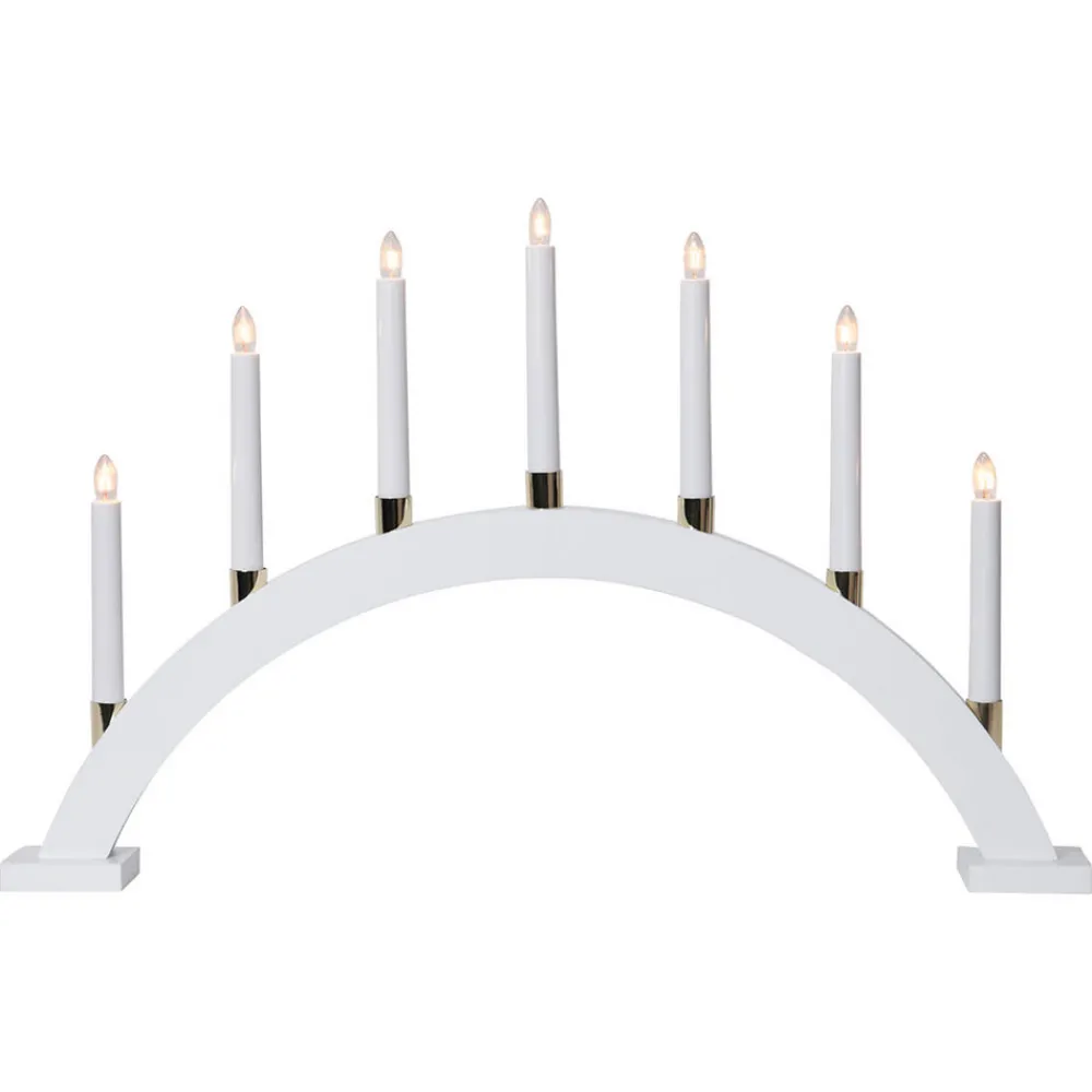 STAR TRADING Lysestake Gillian i hvitt tre Online