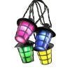 Konstsmide Season Lyslykter, 20 fargerike LED-lykter til utendørs bruk| Dekorasjonsbelysning