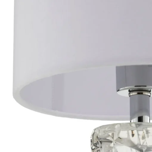 Markslöjd Madame hvit bordlampe med tekstilskjerm Sale