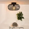Lucide Manuela taklampe i bur, Ø 40 cm, svart| Taklamper