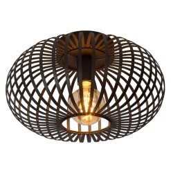 Lucide Manuela taklampe i bur, Ø 40 cm, svart| Taklamper