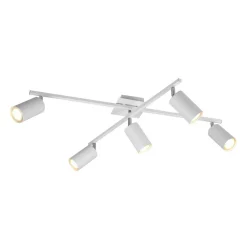 Trio Lighting Marley downlight matt hvit 5 lyskilder| Design- Og Hotellbelysning|Spotter I Tak