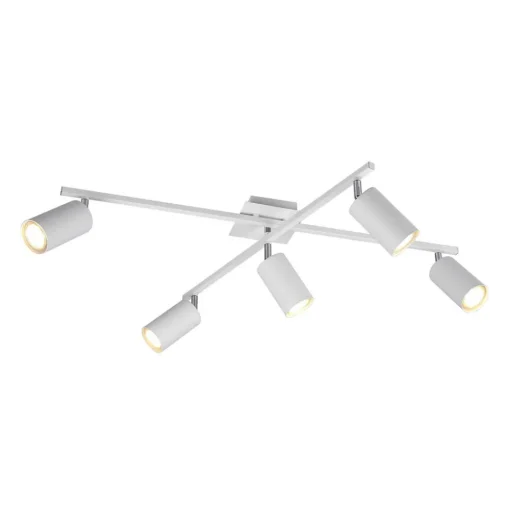 Trio Lighting Marley downlight matt hvit 5 lyskilder| Design- Og Hotellbelysning|Spotter I Tak