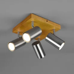 Trio Lighting Marley downlight, matt nikkel, 4 lyskilder Best