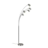 Trio Lighting Marley gulvlampe, nikkel, høyde 200 cm, 5 lyskilder, metall| Gulvlamper