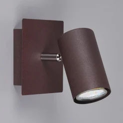 Trio Lighting Marley veggspot i rustfarget metall Online