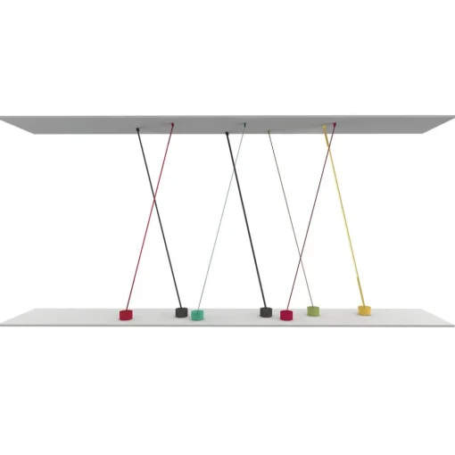 Martinelli Luce Elastica bånd-gulvlampe, lyseblå| Gulvlamper