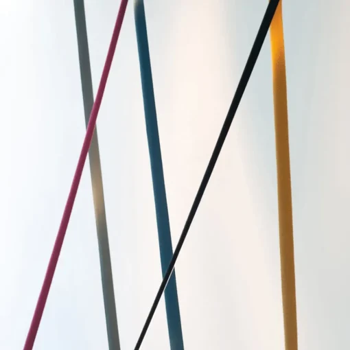 Martinelli Luce Elastica bånd-gulvlampe, lyseblå| Gulvlamper