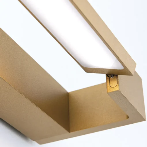 ORION Marylin vegglampe til bad, lengde 90 cm, gull, aluminium Online