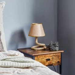 ONLI Mauli bordlampe laget av tau og stoff| Bordlamper