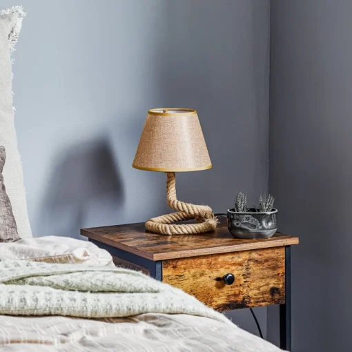 ONLI Mauli bordlampe laget av tau og stoff| Bordlamper