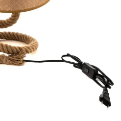 ONLI Mauli bordlampe laget av tau og stoff| Bordlamper