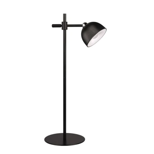Reality Leuchten Maxima LED oppladbar bordlampe, svart, høyde 41 cm, plast| Bordlamper