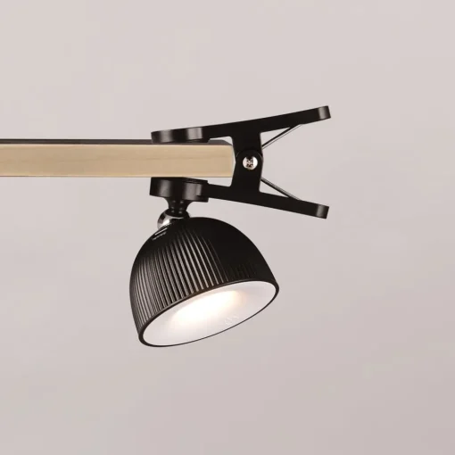 Reality Leuchten Maxima LED oppladbar bordlampe, svart, høyde 41 cm, plast| Bordlamper